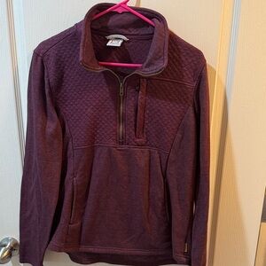 Avalanche Women's Deep Purple Quilted Cowl Sweater